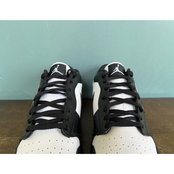 Jordan 1 Low TD "Panda" White/Black Football Cleats Men's Size 13 FJ6245-100 - Picture 8 of 11